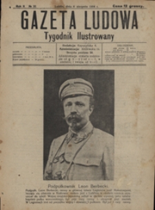 Gazeta Ludowa : tygodnik ilustrowany 1916-08-06, R. 2, nr 32