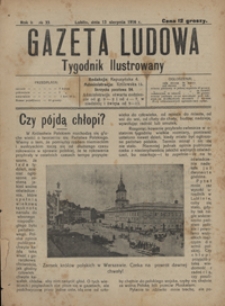 Gazeta Ludowa : tygodnik ilustrowany 1916-08-13, R. 2, nr 33