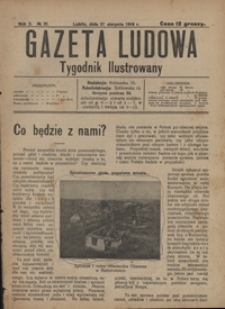 Gazeta Ludowa : tygodnik ilustrowany 1916-08-27, R. 2, nr 35