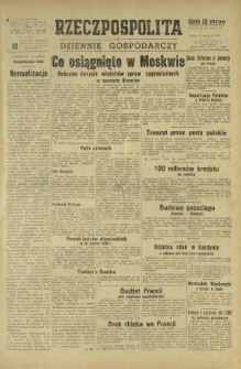 Rzeczpospolita i Dziennik Gospodarczy. R. 4, nr 111 (25 kwietnia 1947)