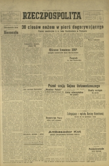 Rzeczpospolita. R. 4, nr 30=882 (31 stycznia 1947)