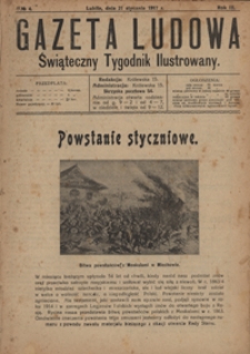 Gazeta Ludowa : świąteczny tygodnik ilustrowany 1917-01-21, R. 3, Nr 4