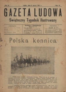 Gazeta Ludowa : świąteczny tygodnik ilustrowany 1917-03-04, R. 3, Nr 10