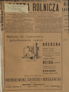 Gazeta Rolnicza : pismo tygodniowe ilustrowane. R. 70, nr 31-32 (8 sierpnia 1930)