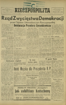 Rzeczpospolita. R. 4, nr 39=891 (9 lutego 1947)
