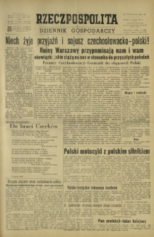 Rzeczpospolita i Dziennik Gospodarczy. R. 4, nr 68 (11 [właśc. 10] marzec 1947)