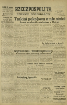 Rzeczpospolita i Dziennik Gospodarczy. R. 4, nr 71 (13 marca 1947)