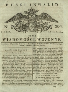 Ruski Inwalid czyli wiadomości wojenne. 1817, nr 304 (28 grudnia)