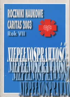 Roczniki Naukowe Caritas R. 7 (2003)