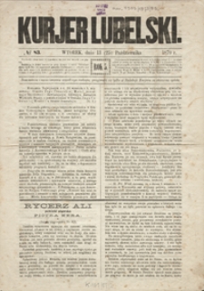Kurjer Lubelski R. 5, Nr 83 (wtorek, 13 (25) października 1870)
