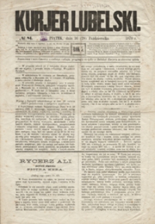 Kurjer Lubelski R. 5, Nr 84 (piątek, 16 (28) października 1870)