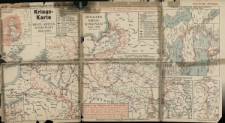 Kriegs-Karte Nr 27 : Die militärischen Ereignisse vom 29. März bis 5. April 1915