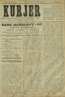 Kurjer / redaktor i wydawca Stanisław Korczak. - R. 3, nr 107 (12 maja 1908)