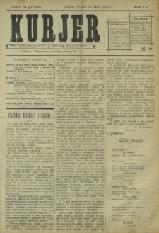 Kurjer / redaktor i wydawca Stanisław Korczak. - R. 3, nr 111 (16 maja 1908)