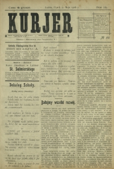 Kurjer / redaktor i wydawca Stanisław Korczak. - R. 3, nr 116 (22 maja 1908)