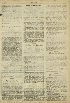 Kurjer / redaktor i wydawca Stanisław Korczak. - R. 3, nr 191 (23 sierpnia 1908)
