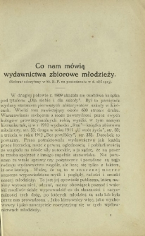 Wychowanie w Domu i Szkole : czasopismo pedagogiczne. R. 6, T. 1, nr 2 (15 lutego 1913)