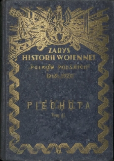 Zarys historji wojennej pułków polskich 1918-1920. T. 2, Piechota