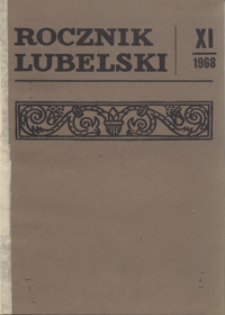 Rocznik Lubelski T. 11 (1968)