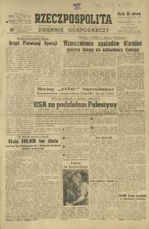 Rzeczpospolita i Dziennik Gospodarczy. R. 4, nr 281 (13 października 1947)