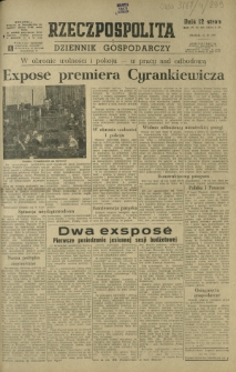 Rzeczpospolita i Dziennik Gospodarczy. R. 4, nr 299 (31 października 1947)