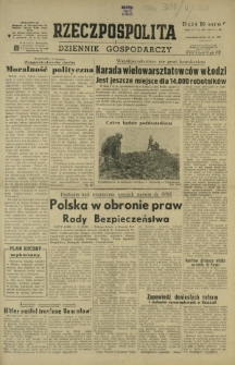 Rzeczpospolita i Dziennik Gospodarczy. R. 4, nr 308 (10 listopada 1947)