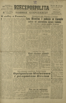 Rzeczpospolita i Dziennik Gospodarczy. R. 4, nr 326 (28 listopada 1947)