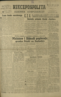 Rzeczpospolita i Dziennik Gospodarczy. R. 4, nr 327 (29 listopada 1947)