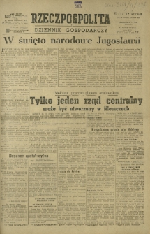 Rzeczpospolita i Dziennik Gospodarczy. R. 4, nr 328 (30 listopada 1947)