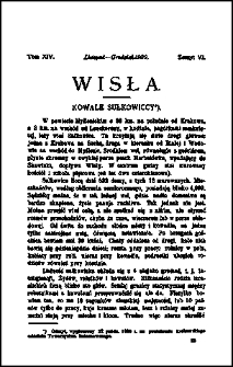 Wisła : miesięcznik gieograficzno-etnograficzny T. 14, z. 6 (list./grudz. 1900)
