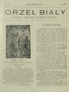Orzeł Biały : tygodnik, wychodzi na każdą niedzielę. - R. 2, nr 22 (30 maja 1926)