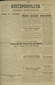 Rzeczpospolita i Dziennik Gospodarczy. R. 4, nr 337 (10 grudnia 1947)