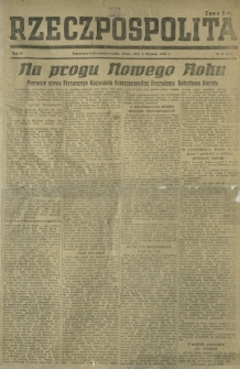 Rzeczpospolita. R. 3, nr 2=497 (2 stycznia 1946)