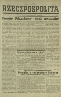Rzeczpospolita. R. 3, nr 6=501 (6 stycznia 1946)