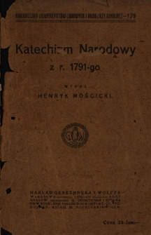 Katechizm narodowy z r. 1791-go