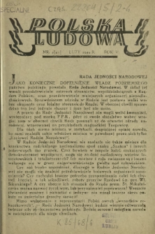 Polska Ludowa. R. 5, nr 2=43 (luty 1944)