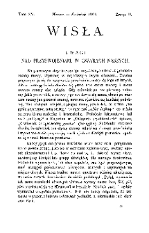 Wisła : miesięcznik gieograficzno-etnograficzny. T. 15, z. 2 (marzec/kwiecień 1901)