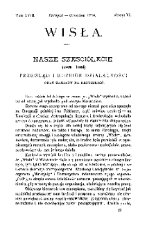 Wisła : miesięcznik gieograficzno-etnograficzny T. 18, z. 6 (listopad/grudzień 1904)