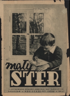 Mały Ster : ilustrowane czasopismo dla najmłodszych Rok szk. 1943/44, nr 2