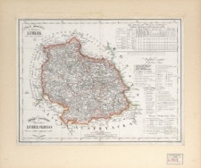 Mappa jeneralna województwa lubelskiego ułożona według naylepszych źródeł przez Juliusza Colberg = Carte generale du Palatinat de Lublin