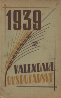 Lubelski Kalendarz Gospodarski na Rok 1939