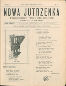 Nowa Jutrzenka : tygodniowe pismo obrazkowe R. 2, nr 3 (21 stycz. 1909)