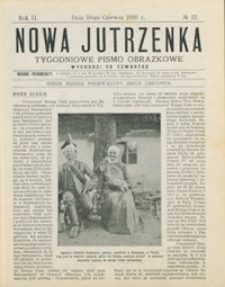 Nowa Jutrzenka : tygodniowe pismo obrazkowe R. 2, nr 23 (10 czerw. 1909)