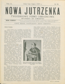 Nowa Jutrzenka : tygodniowe pismo obrazkowe R. 2, nr 26 (1 lip. 1909)