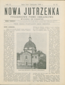 Nowa Jutrzenka : tygodniowe pismo obrazkowe R. 2, nr 44 (4 list. 1909)