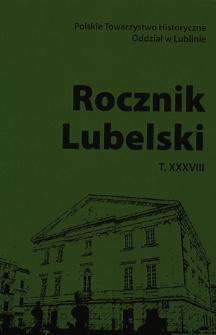 Rocznik Lubelski. T. 38 (2012)