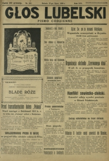 Głos Lubelski : pismo codzienne. R. 16, nr 202 (27 lipca 1929)