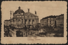 Lwów. Teatr. Lemberg. Theater