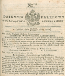 Dziennik Urzędowy Województwa Lubelskiego 1837, Nr 13 (13/25 marz.)