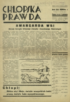 Chłopska Prawda. R. 13, nr 9 (13 kwietnia 1937)
